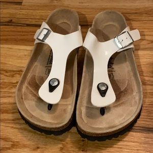 Birkenstock Betula Gizeh Birko-flor white